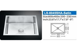 China 18gauge Handcrafted Stainless Steel Under Mount Kitchen Sink Single Basin Bowl supplier