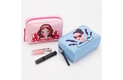 China Student'S Zipper Closure Polyester Travel Makeup Pouch supplier