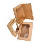 Customized Eco-friendly Fast Food Grade Kraft Paper Takeaway Container