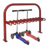 Sheffield Single Sided Scooter Parking Rack Hardware Fabrication E Scooter Rack for sale