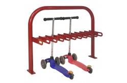 China Sheffield Single Sided Scooter Parking Rack Hardware Fabrication E Scooter Rack supplier