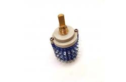 China Multi Sections 38mm 24 Position Rotary 500V Continuous Rotary Switch supplier