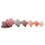 7 Cups Montessori Sensory Silicone Building Blocks Silicone Stacking Toy