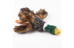 China 21cm small plush chewing toy Dog love forgive duck with BB sound supplier