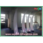 190T Nylon Cloth Inflatable Lighting Decoration , White Inflatable Ivory