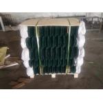 2''x2'' PVC Chain Link Fence，Plastic Coated Diamond Mesh Fencing for sale