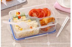 China Food Grade PP Reusable Plastic Lunch Containers Lightweight Portable Cute Divider supplier