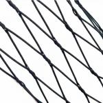 Woven 25*25mm Stainless Steel Black Oxide Cable Mesh Customized For Safety Netting for sale