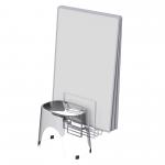 Magnetic Attraction Shower Rack With Towel Holder Wall Mounted Bathroom Organizer Bathtub Cover And Shower Chair Organizer for sale
