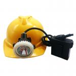 IP67 LED Miner Cap Lamp , 10000 Lux 3.7V Corded Underground Mining Lamp for sale