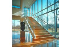 China Sleek Stainless Steel Handrails with Polished Finish for Glass Railing and Fencing supplier