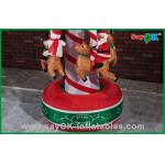 Funny Christmas Carousel Inflatable Holiday Decorations Air Blown Inflatables