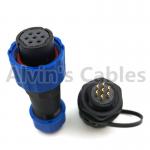 Industrial IP68 Plastic Electrical Connectors SD16 TP-ZM 2-9 Pin Panel Mounting Connector for sale