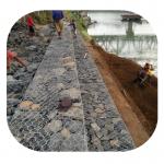 80x100mm 2x1x1 4mm Gabion Baskets Pvc Coated Galfan 260 Gsm Zinc Coated for sale
