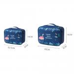 Adjustable Dividers Cosmetic Train Case With Mirror