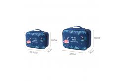 China Adjustable Dividers Cosmetic Train Case With Mirror supplier