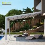 Waterproof Retractable Pergola Awning for sale