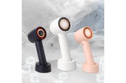 China White Rechargeable Table Fan High Wind Turbine 2000mAh Mini Portable USB Fan supplier