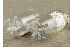 China Clear Plastic Beverage Cans Customised Label With Aluminium Pull Ring supplier