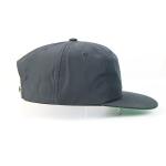 Unstructured Plain Nylon Flat Brim Snapback Hats For Boys Custom 5 Panels