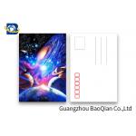 Amizing Design Star 3D Lenticular Postcards With Two Side CMYK UV Offset Printing
