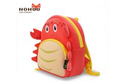 China Adorable Crab Style Kid School Backpack / Kids Character Backpacks supplier