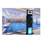 Floor Standing Logo Branded Quick Charge Mobile Charging Stations with 6 Electronic Lockers for sale