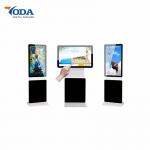 Aluminum Frame Floor Stand Digital Signage Monitor Window Touch Screen 55 Inch for sale