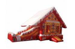 China Christmas Party Events Inflatable Combo Jumping Castle Slide Bounce House supplier