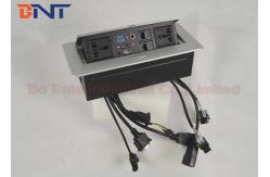 China Popular Office Desk Pop Up Sockets , Desk Hidden Socket with Universal Outlets supplier