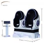 Dreamland 9d virtual reality simulator 360 double vr egg chair arcade vr pods simulator 9d cinema for sale