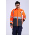HIVIS Winter Work Clothes , OEM Hi Vis Work Gear For cold weather ,  reflective Softshell  jacket for sale