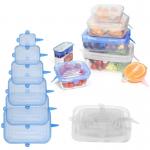 Rectangular Silicone Stretch Reusable Lids Stretchable Food Covers for sale