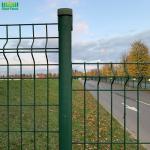 2430mm Tall Curved Garden Fence 3d Pvc Coated Triangle Bending for sale
