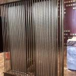 Customized Indoor Stainless Steel Partition Wall For Public Space for sale
