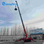 Electric And Diesel Power Spider Crawler Crane Yellow Red Green for sale