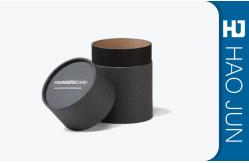 China Matt Black Craft Cardboard Candle Boxes With Spot UV High Quality Paper Boxes supplier