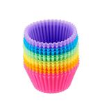 New Reusable Cupcake Silicone Molds Non Stick And Easy To Clean