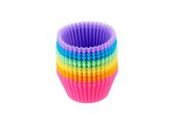 China New Reusable Cupcake Silicone Molds Non Stick And Easy To Clean supplier