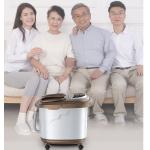 Remote Control Foot Bath Massager Bubbling Water And Electricity Separation