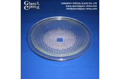 China Custom Molded Boroslicate Glass lamp Cover For Led Street Light supplier