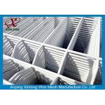 Convenient Installation Welded Wire Mesh Sheets , Pure White 3D Wire Mesh Fence for sale