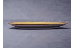 China 10.5 Inch High Temperature Resistance Triangle Ceramic Dinner Plate supplier