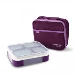 Insulated Stainless Steel Lunch Box Four Compartment 1060 ml Leak Proof Lunch Container for sale