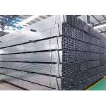 Galvanized Construction Tubes Erw Steel Pipe Mill High Accuracy