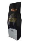 2017 Wholesale heat seal 500g roasted ground coffee packaging bag with valve and tin tie for sale