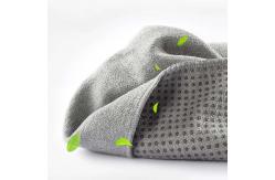 China Microfiber Yoga Towel Anti Slip Silicon Dot With Custom Design supplier