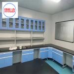 Lab Casework Hong Kong Full Steel Fire Resistant With Chemical Resistant Laminate Work Surface for sale
