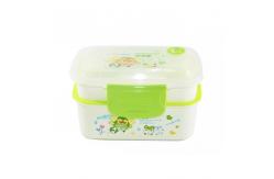China Rectangular Reusable Plastic Lunch Containers , 1L Reusable Takeaway Food Containers supplier