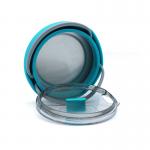 Silicone Collapsible Camping Kettle 1.0L With Plastic Lid